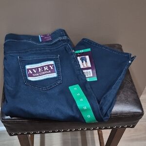 Gloria Vanderbilt Avery Total Contour Dark Blue Jeans